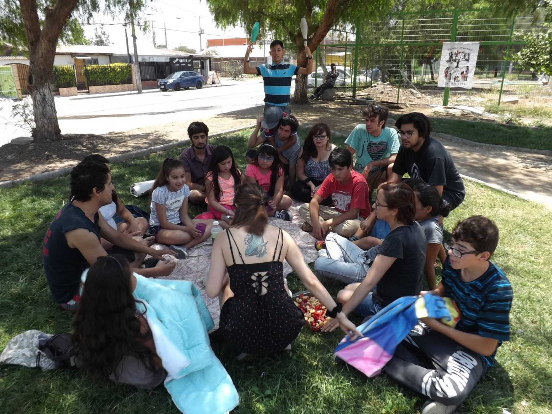 Actividades para el fortalecimiento, Escuela Comunitaria La Bandera