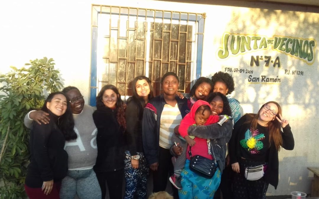 Taller de español para mujeres de la comunidad haitiana de La Bandera